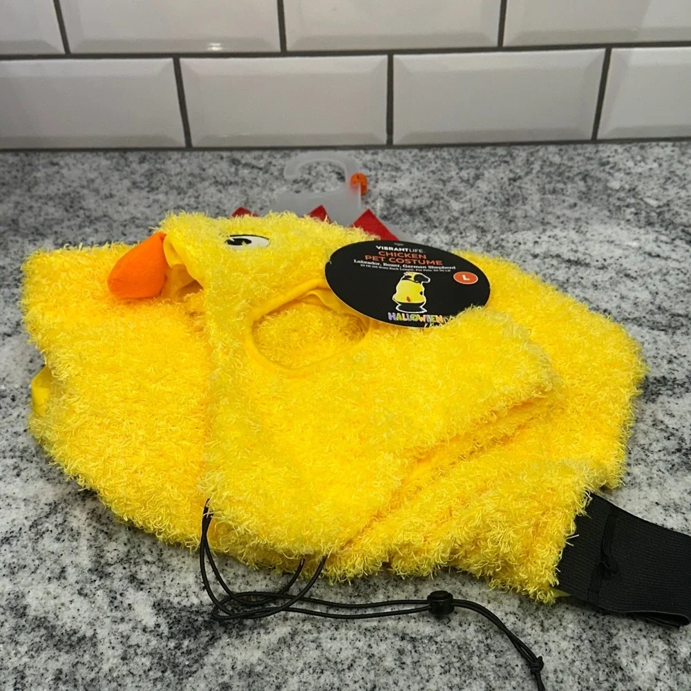 Vibrant Life Chicken Pet Costume Large Dog‎ Halloween Outfit L